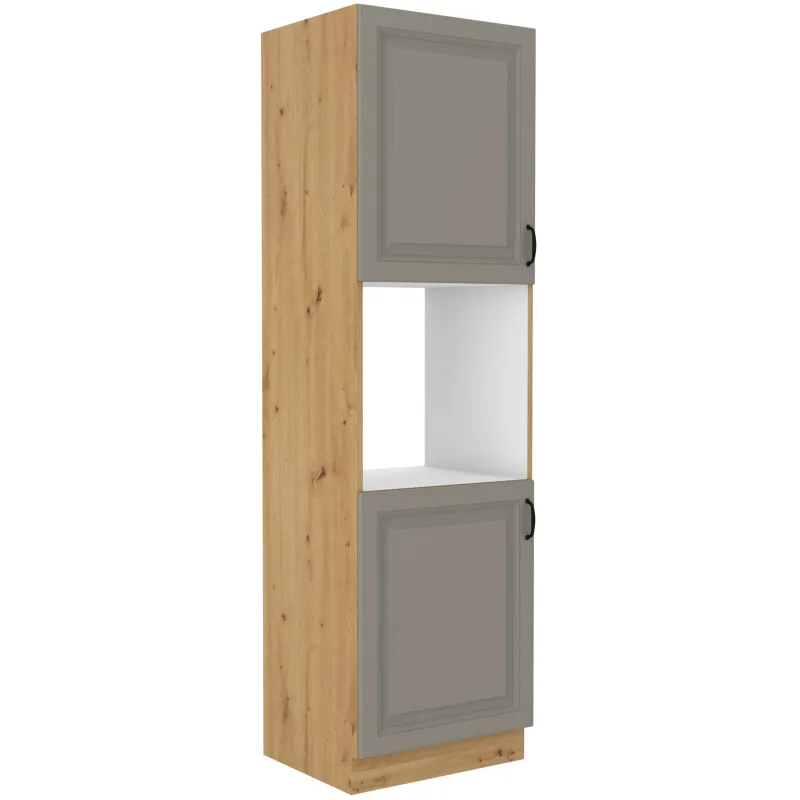 Szafka kuchenna dolna na piekarnik 60 cm słupek STILO 60DP 210 2F CGAR mat