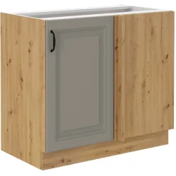 Szafka kuchenna dolna narożna dostawna 105 cm STILO 105DN 1F BB CGAR mat