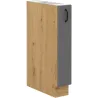 Szafka kuchenna dolna 15 cm szara STILO 15D BB Cargo DGAR