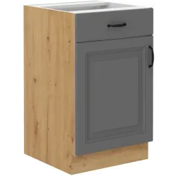 Szafka kuchenna dolna 50 cm STILO 50D 1F1S BB Cargo DGAR szara mat
