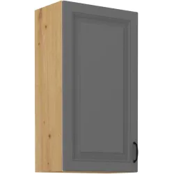 Szafka kuchenna górna 50 cm STILO 50G 90 1F DGAR szara mat