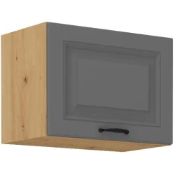 Szafka kuchenna górna 50 cm STILO 50GU 36 1F DGAR szara mat