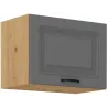 Szafka kuchenna górna 50 cm STILO 50GU 36 1F DGAR szara mat