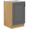 Szafka kuchenna pod zlew 50 cm szara STILO 50D ZL 1F BB DGAR