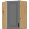 Szafka kuchenna górna narożna STILO 58x58 GN 90 1F DGAR mat