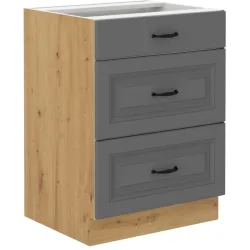 Szafka kuchenna dolna 60 cm STILO 60D 3S BB DGAR mat