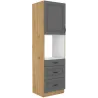 Szafka kuchenna dolna na piekarnik 60 cm słupek STILO 60DPS 210 3S 1F DGAR mat