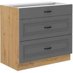 Szafka kuchenna dolna STILO 80D 3S BB DGAR mat