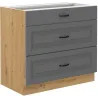 Szafka kuchenna dolna STILO 80D 3S BB DGAR mat