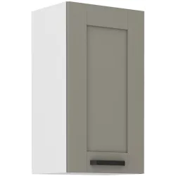 Szafka kuchenna górna 40 cm LUNA 40G 72 1F WHCG szaro biała mat