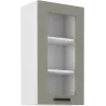 Szafka kuchenna górna 40 cm LUNA 40GS 90 1F WHCG szaro biała mat