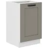 Szafka kuchenna pod zlew 50 cm szara LUNA 50D ZL 1F BB WHCG