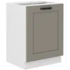 Szafka kuchenna dolna 60 cm LUNA 60D 1F BB WHCG szaro biała mat