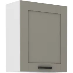 Szafka kuchenna górna 60 cm LUNA 60G 72 1F WHCG szaro biała mat