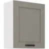Szafka kuchenna górna 60 cm LUNA 60G 72 1F WHCG szaro biała mat