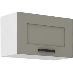 Szafka kuchenna górna 60 cm LUNA 60GU 36 1F WHCG szaro biała mat