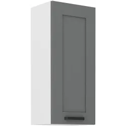 Szafka kuchenna górna 40 cm LUNA 40G 90 1F WHDG szaro biała mat
