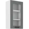 Szafka kuchenna górna 40 cm LUNA 40GS 90 1F WHDG szaro biała mat