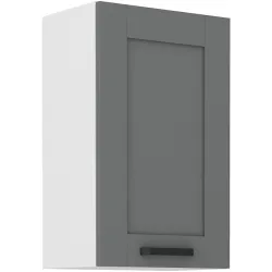 Szafka kuchenna górna 45 cm LUNA 45G 72 1F WHDG szara mat