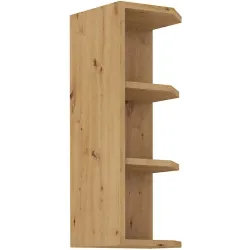 Szafka kuchenna górna 30 cm zakończenie dąb artisan LUNA 30G 72 ZAK BB