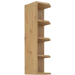 Szafka kuchenna górna 30 cm zakończenie dąb artisan LUNA 30G 90 ZAK BB
