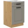 Szafka kuchenna dolna 50 cm LUNA 50D 1F1S BB Cargo CGAR szara mat