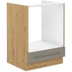 Szafka kuchenna dolna 60 cm pod piekarnik LUNA 60D GAZ BB CGAR mat