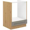 Szafka kuchenna dolna 60 cm pod piekarnik LUNA 60D GAZ BB CGAR mat