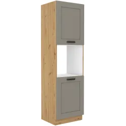 Szafka kuchenna dolna na piekarnik 60 cm słupek LUNA 60DP 210 2F CGAR mat