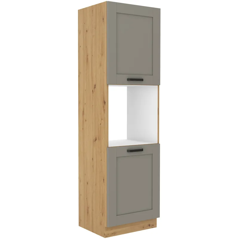 Szafka kuchenna dolna na piekarnik 60 cm słupek LUNA 60DP 210 2F CGAR mat