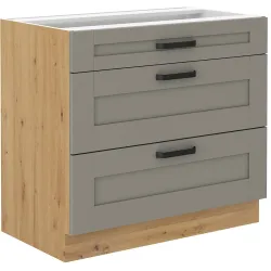 Szafka kuchenna dolna LUNA 80D 3S BB CGAR mat