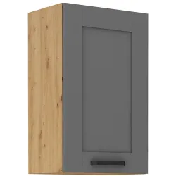 Szafka kuchenna górna 45 cm LUNA 45G 72 1F DGAR szara mat
