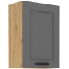 Szafka kuchenna górna 50 cm LUNA 50G 72 1F DGAR szara mat