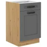 Szafka kuchenna dolna 50 cm LUNA 50D 1F1S BB Cargo DGAR szara mat