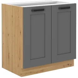 Szafka kuchenna dolna LUNA 80D 2F BB DGAR mat