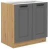 Szafka kuchenna dolna LUNA 80D 2F BB DGAR mat