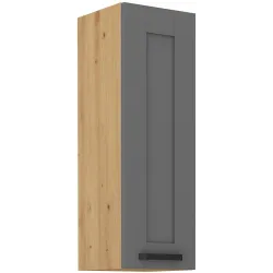 Szafka kuchenna górna 30 cm szara LUNA 30G 90 1F DGAR