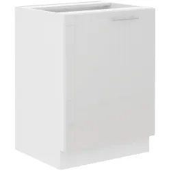 Szafka kuchenna dolna 60 cm LARA 60D 1F BB biała połysk