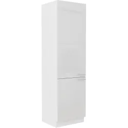 Szafka kuchenna dolna 60 cm słupek LARA 60DK 210 2F biała połysk