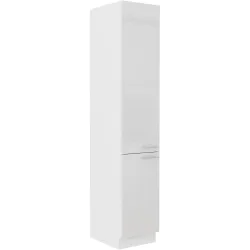 Szafka kuchenna dolna 40 cm słupek LARA 40DK 210 2F biała połysk