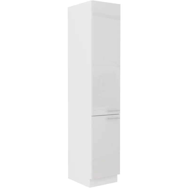 Szafka kuchenna dolna 40 cm słupek LARA 40DK 210 2F biała połysk