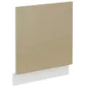 Front kuchenny dolny do zmywarki 60 cm LARA ZM Cappucino połysk