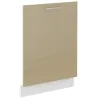 Front kuchenny dolny do zmywarki 60 cm LARA ZM Cappucino połysk