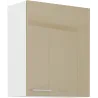Szafka kuchenna górna 60 cm LARA 60G 72 1F Cappucino połysk