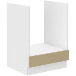 Szafka kuchenna dolna 60 cm pod piekarnik LARA 60D GAZ BB Cappucino połysk