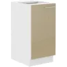 Szafka kuchenna dolna 40 cm LARA 40D 1F BB Cargo Cappucino połysk