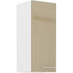 Szafka kuchenna górna 30 cm cappucino połysk LARA 30G 72 1F