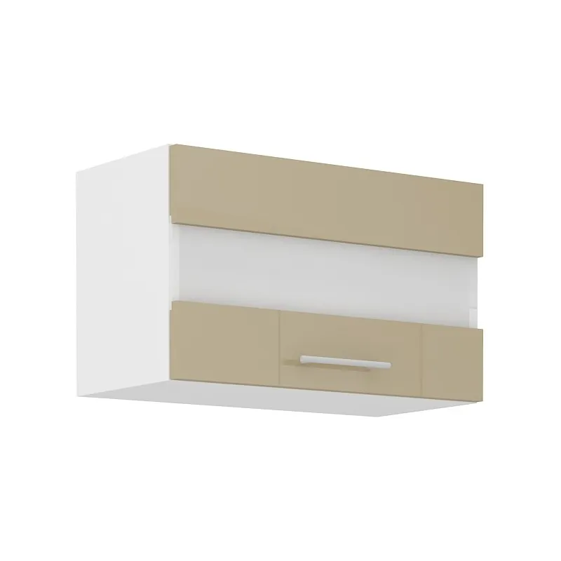 Szafka kuchenna górna 60 cm LARA 60GUS 36 1F Cappucino połysk