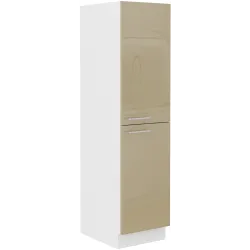 Szafka kuchenna stojąca 30 cm wysoka cappucino połysk LARA 30DK 162 1F Cargo