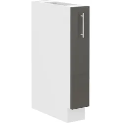 Szafka kuchenna dolna 15 cm grafit połysk LARA 15D BB Cargo GRWH